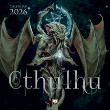 Flame Tree Publishing,  Cthulhu 2026 Wall Calendar, 12'' X 12'', 12-Month Calend