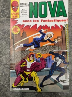 NOVA 88 TBE LUG / Marvel avec les Fantastiques ! mai 1985 / Spiderman