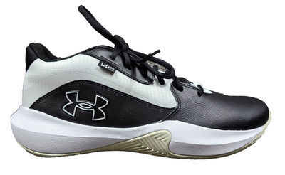 Under Armour Shoes Men's 10 Lockdown 7 Black White Basketball Sneakers Mid Top