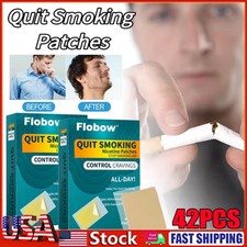 Nicotine Patches Stop Smoking Aid Steps 1 to Quit Smoking Patches 42 Patches New
