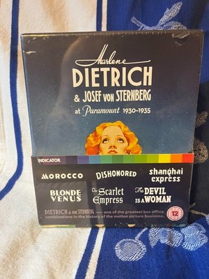 Marlene Dietrich & Josef Von Sternberg at Paramount Blu Ray Box OOP Region B