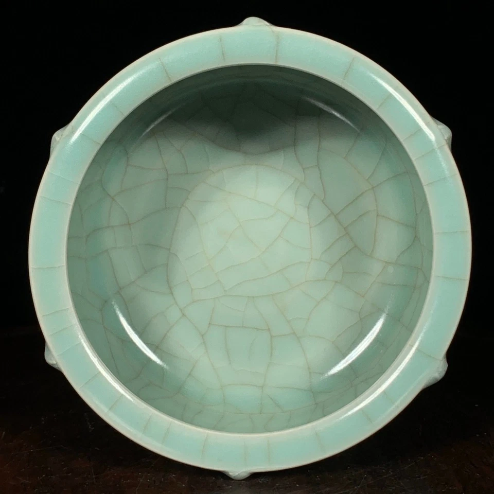 Chinese Antique Song Dynasty Longquan Ware Ancient Porcelain Brush Washers - Image 4 of 4