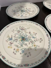 Noritake Paradise Salad Plate W80 8223 Sea Foam Mint Green 8.25" Set Of 4