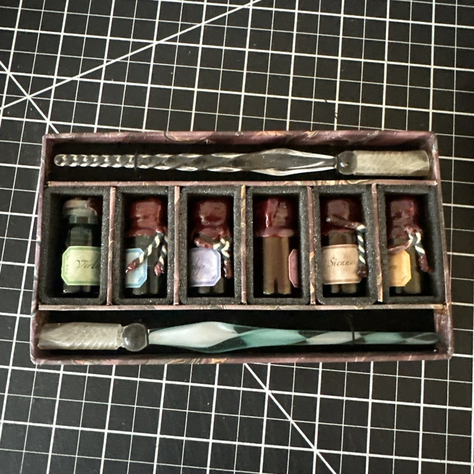 Palette for Pens THE WRITING COLLECTION Authentic Models NEW unused glass pens - Image 2 of 4