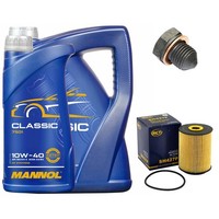MotoröL Filter Set 10W-40 API 6 Liter + Schraube FüR VW Passat Golf III 2.9 2.8