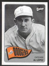 2003 Upper Deck Vintage #71 - Al Lopez - Brooklyn Dodgers 03-507