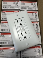 🔴Legrand Radiant 1597W Tamper Resistant 15 Amp 125 V Self Test GFCI Outlet‼️