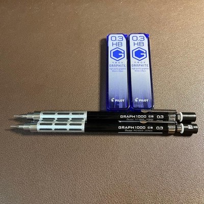 Pentel GRAPH 1000 CS 0.3 Mechanical Pencil, 2, Chassis #c22151