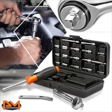 [Ratchet Socket Wrench+Extension Bar+Bits] 20Pcs Headlight Replace Hand Tool Kit