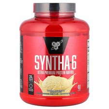BSN, Finish First Syntha-6, Protein Powder Drink Mix, Vanilla Ice Cream, 5.0 lbs 14.36 per gallon