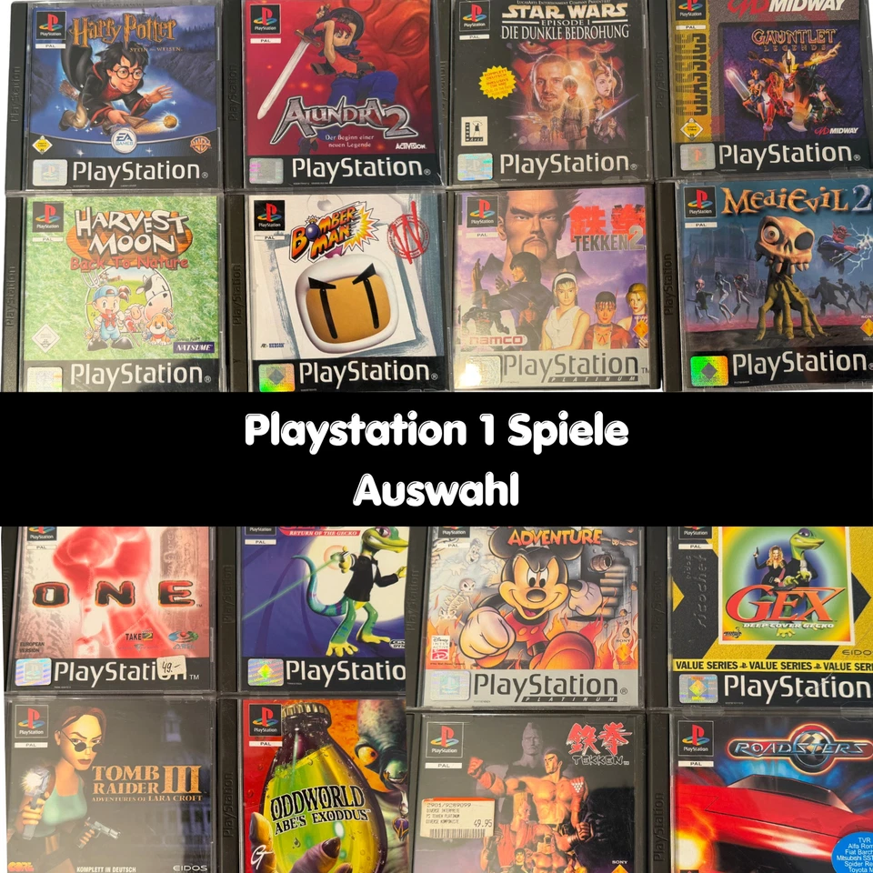 PS1 Spiele Auswahl Playstation - 1 PSOne - Bild 1 von 2