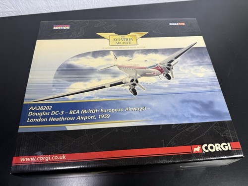 Modellino Corgi AA38202 1:72 Douglas DC-3 BEA (British European Airways) - Foto 6 di 14