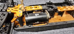 DHK Maximus 1/8 4x4 MT Roller Chassis w Modified Motor Mount for Long Can Motors