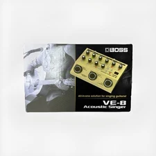 BOSS " VE-8 Acoustic Singer "Multi-Effect pedal for Singing with Acoustic Guitar