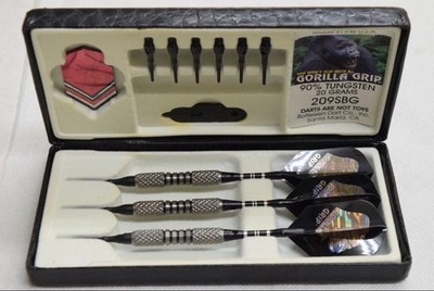 RARE Mint Bottelsen Gorilla Grip Soft Tip Darts 90% Tungsten 20g 209SBG Full Set