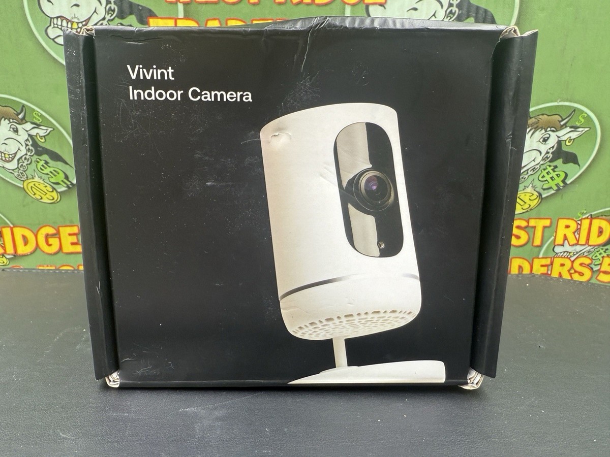 Vivint Smart Home Countertop Video Surveillance Camera In White