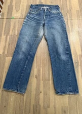Vintage 70s Levi's 501 Selvedge Redline Denim Jeans 27x31 (24x27)