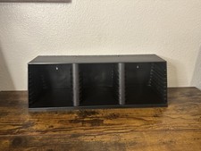 Laserline CD Holder Wall Table CD Storage Black Plastic 30 Single CD 3 Double CD