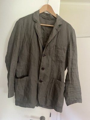 Aspesi ATA Herren Sakko Blazer Sommer L Sehr Guter Zustand Canvas