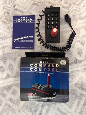Wico Command Control Joystick/Keypad for ColecoVision + Box & Manual Vintage