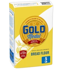 Gold Medal Premium Quality Unbleached Bread Flour, 5 lb.