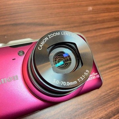 PowerShot SX230 HS レッド  M111 Canon PowerShot SX230 HS Digital Camera Red Tested Complete