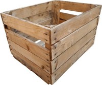 Holzkiste 50 X 40 X 30 Cm Unbehandelt Apfelkiste Obstkiste