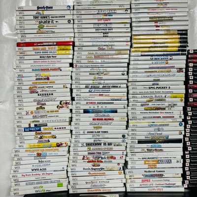 U PICK - Nintendo Wii Games - Kirby Mario Kart Party Sonic Zelda Donkey Kong +