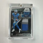 Jahmyr Gibbs 2023 Black Futuristic /25 Green Patch Rookie Card Lions 3 color