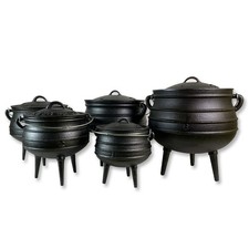 Barbecue pentola fuoco Potjie ghisa pentola tre gambe gulasch caldaia pentola per dolci 3-14 L