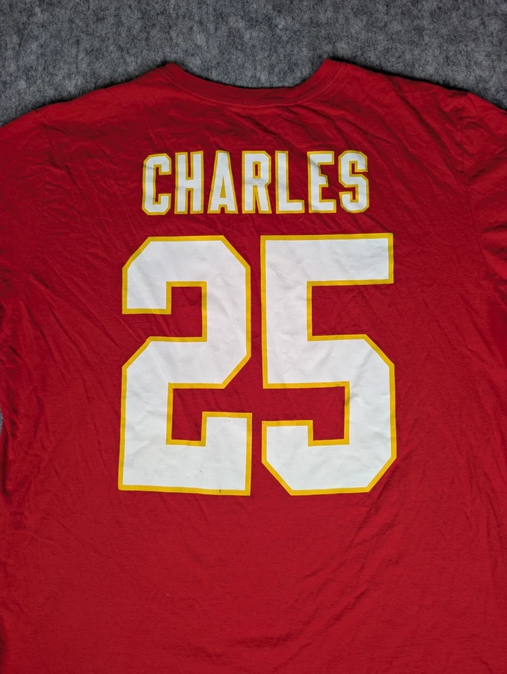 Рубашка спортивная мужская Jamaal Charles Kansas City Chiefs No25 Nike размер XXL - Изображение 3 из 4