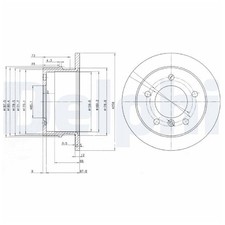 2 Bremsscheiben + 1 Satz Beläge hinten für Mercedes Sprinter 3-T B903 | 259269