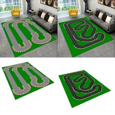 Kids Play Mat Carpet Decorative Area Rug Playful Modern Children Car Rug Flannel