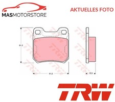 SATZ BREMSBELÄGE BREMSKLÖTZE HINTEN TRW GDB1346 A FÜR OPEL OMEGA B,VECTRA B