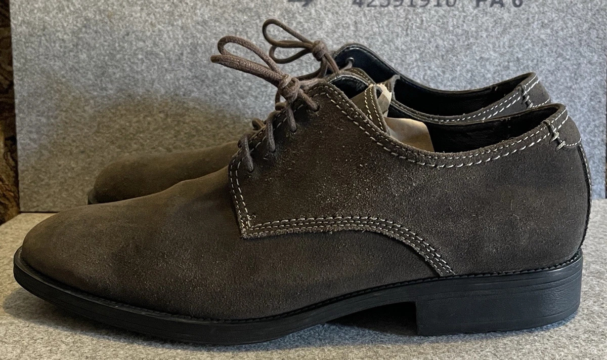 BRAND NEW Hush Puppies Taupe/Grey Derby Shoes Size 7M Hush Puppies Dasher Mardie Gray Leather | Mercari main image 3