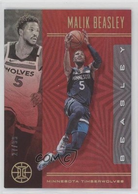 2019-20 Panini Illusions Trophy Collection Red 27/99 Malik Beasley #114 s3g