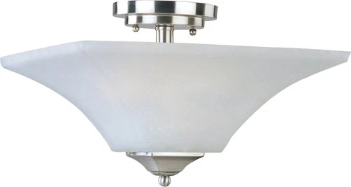 Maxim 20091 Nickel Aurora 13"W 2-Light Ceiling Light - Picture 1 of 3