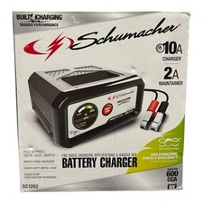 Schumacher Sc1282 10a 12v Battery Charger Maintainer Fully Automatic New