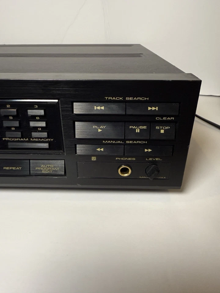 Reproductor de CD de disco compacto estéreo de una sola cubierta Pioneer de colección modelo PD-5100 totalmente probado Foto 4 de 4