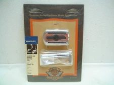 Chrome & Rubber with Bar & Shield  Shifter Peg 34608-95 Harley All Models