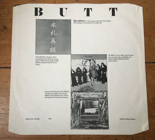 BILL NELSON NORTHERN DREAM LP 1980 UK BUTT 002 MONO REISSUE M- VINYL INNER - Foto 5 di 10