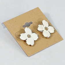 Plain Khaki Kraft Hanging Earring Card Jewelry Display Flocked Card 2 X 2" (100)