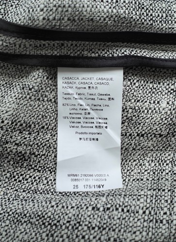 MARINA RINALDI grey linen viscose jacket blazer lagenlook plus size Size 25 - Picture 13 of 14