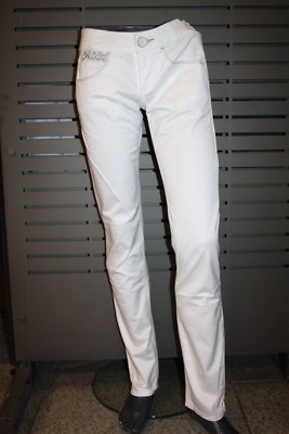 Killah by Miss Sixty Jeans Ebel Gold Trousers JL3200 White New