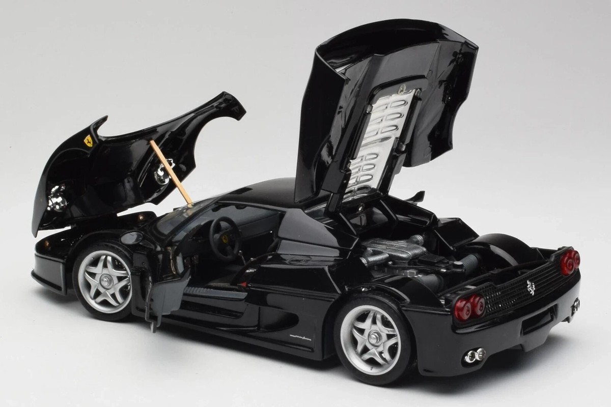 HOT WHEELS FERRARI F50 BLACK 23910 1/18 *NEW* | eBay