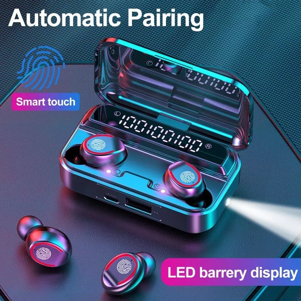 Bluetooth Waterproof Headset TWS 5.1 Wireless Earphone Earbuds Headphones