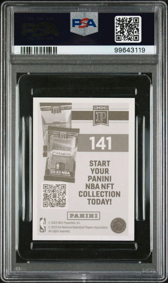 2023-24 Brandon Miller Panini NBA Sticker Foil RC #141 Sticker Charlotte Hornets - Image 2 of 3