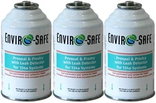 AC Proseal & Prodry with Leak Detector for R134a Systems, 3 Cans (All in One)
