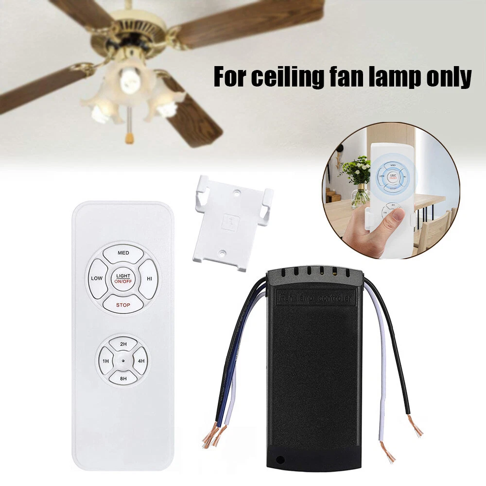 Hunter Ceiling Fan And Light Wireless Remote Control Kit With Receiver