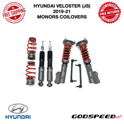 Godspeed MonoRS Coilover Damper Kit Fits 2019-2021 Hyundai Veloster (JS) | 52 mm